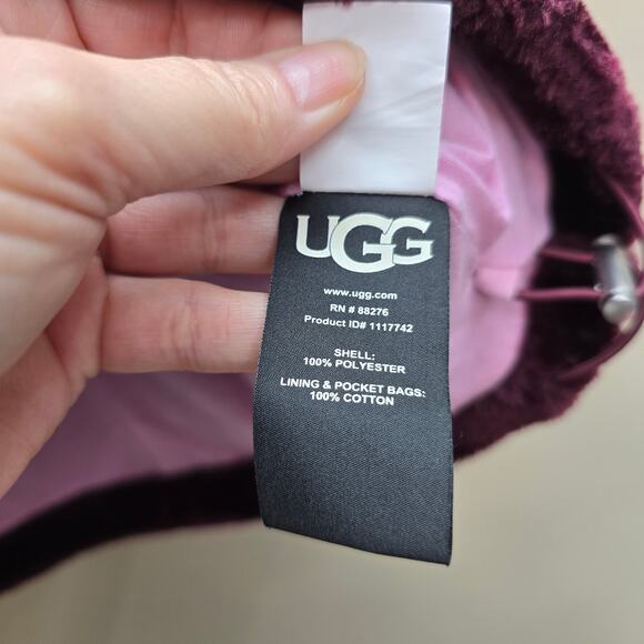 UGG Women's Pink and Purple Colorblock Jacket - Picture 4 of 7